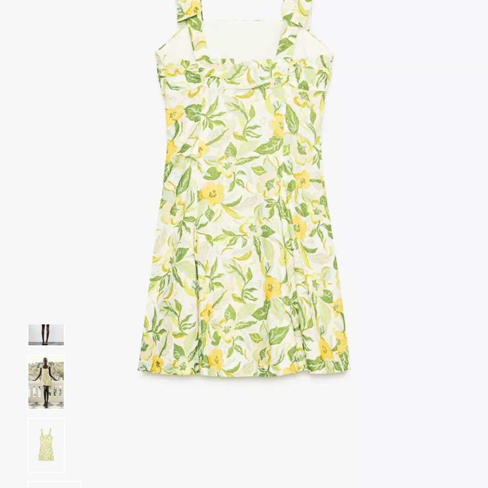 Zara Lemon Print Mini Dress - Picture 7 of 12